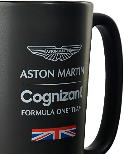 Кафеена чаша Aston Martin Formula One Team Aston Martin Cognizant F1 (Черна) от Един размер