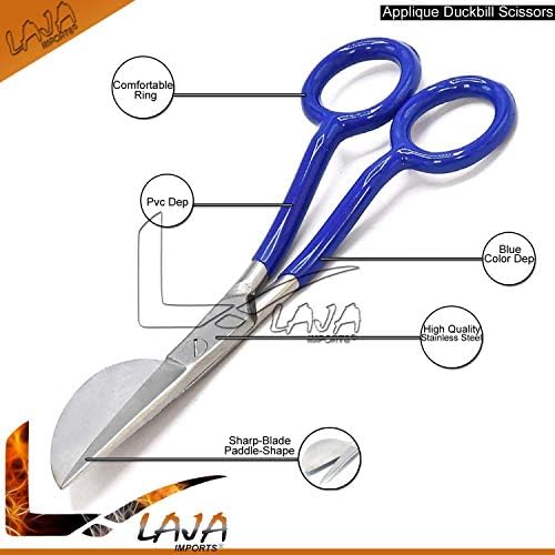 LAJA Внася 6 Инчови Ножици за Апликации С Винил Офсетными Дръжка И острие във формата на ножовете