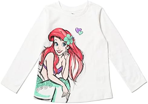 Диснеевская Принцеса Ариел, Пепеляшка Тиен Бел Жасмин Moana 3 Опаковане на Тениски от малки деца до Големи Деца