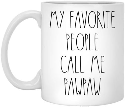 PTDShops Pawpaw - любимите Ми Хора ме Наричат Кафеена чаша Pawpaw, В стила на Pawpaw Rae Dunn, В стила на Pawpaw Rae