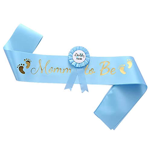 2 Опаковки Синьо Кушака за душата на детето, Иконата на майка и Бъдещият татко, Декорации за душата на Детето за момчета, Подаръци, Разкрива пол