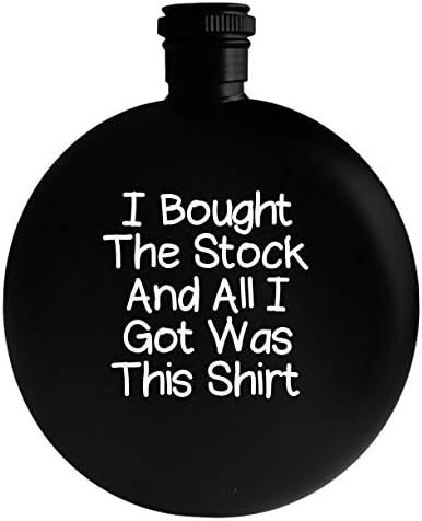 Аз купих акции и е получил тази риза - кръгла фляжку за пиене на алкохол с капацитет от 5 грама, черна