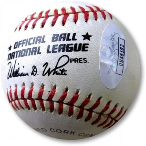Роберто и Санди Аломар Подписаха NL Baseball JSA UU46182 С Автограф - Бейзболни Топки С Автографи