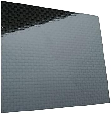 GOONSDS3 K Листа от Чисто Въглеродни Влакна, Пластинчатая панел, Материал за Радиоуправляемого БЛА/детски Играчки 500 мм x 500 Мм, с Лъскава повърхност, дебелина: 3 мм