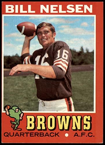 1971-Добрият 220 Бил Нельсен Cleveland Browns-FB (Футболна карта) VG/EX Browns-FB USC