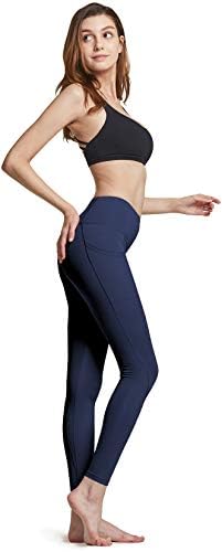 ATHLIO 2 или 3 Комплекта Панталони за йога с висока талия и джобове, Гамаши за тренировки с контрол на корема, Непрозрачни