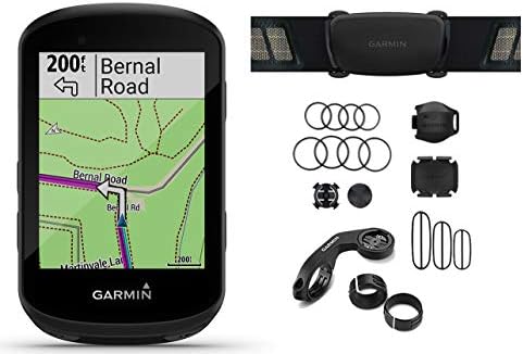 Велокомпьютер Garmin Edge 530 (комплект сензори) с GPS-управление, датчици за честотата на сърдечните съкращения, Силикон