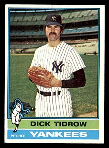 1976 Topps # 248 Дик Тидроу Ню Йорк Янкис (Бейзболна картичка) EX/MT йорк Янкис