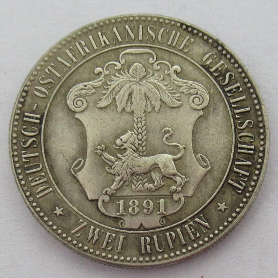 2 Индийски рупии 1891 г., Чуждестранна Копие от Медна Възпоменателни монети