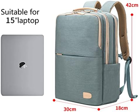 Раница NOBLEMAN, за жени и за мъже, Водоустойчиви пътен работна Раница, 15.6-инчов Раница за лаптоп Backpack на ден,