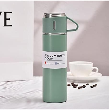 Термос Noble 304 неръждаема стомана 500 мл/16,9 унция с вакуумна изолация, бутилка с чаша за топла напитка-кафе и колба
