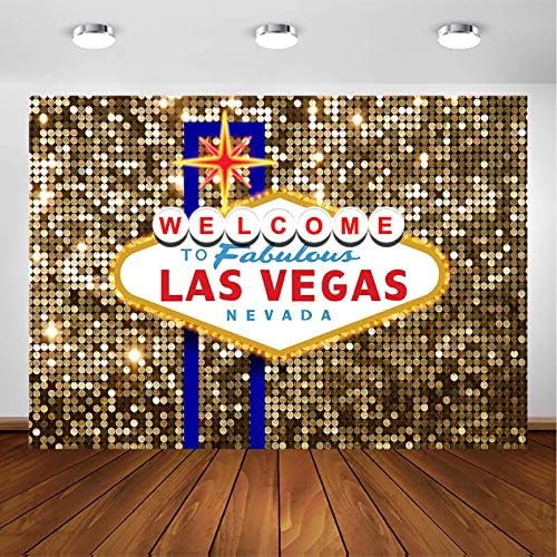 На фона на парти в Лас Вегас от Avezano за декорация рожден ден Добре дошли в Лас Вегас, Страхотно казино, Нощен Покер,