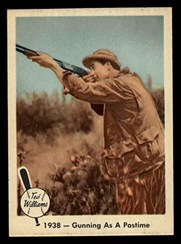 1959 Fleer 10 Стрелба като забавление на Тед Уилямс Бостън Ред Сокс (Бейзболна картичка) Ню Йорк Ред Сокс