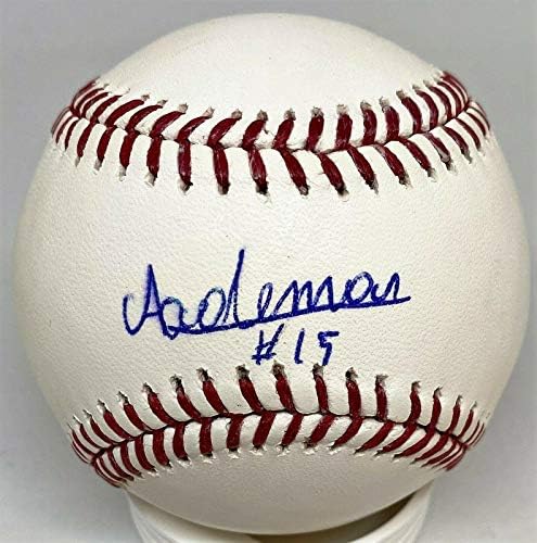 Бейзболни Топки с Автограф на Арамиса Адемана OMLB JSA Chicago Cubs HH50767 - Бейзболни Топки с Автографи