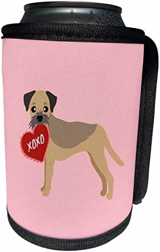 3дрозный гранична териер Valentine XOXO Dog - Опаковка за шише - охладител (cc_354260_1)