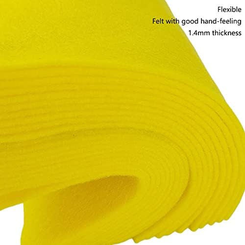 Мека Фетровая плат, Гъвкав Фетр за ръчно изработени играчки, Листове, филц с дебелина 1,4 мм 6 x6 diy и шиене (светло
