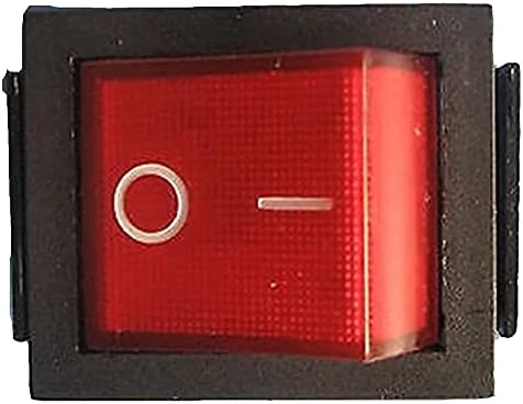 TINTAG Червена Светлина DPST ВКЛ./Изкл Защелкивающийся Извънбордови Кулисный ключ 15A /250V Списъка на UL, TUV