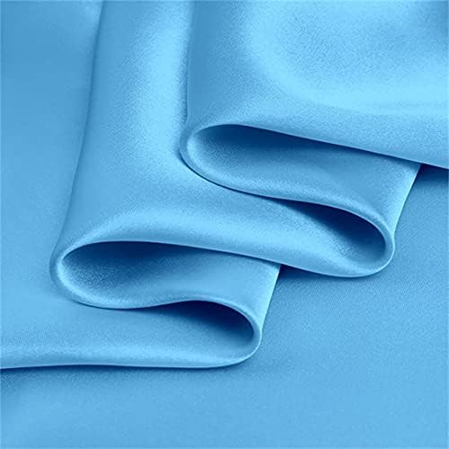 Orfemui, бледо-синя тъкан от чиста коприна 16 мм, предварително вырезанная ширина 1 ярд 45, сватбена рокля, бродиран