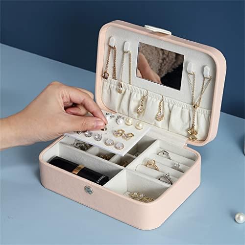 TREXD Ковчег за бижута Удобни Обеци-карамфил, Чанта за съхранение на Бижута, Органайзер за пръстени с червило (Цвят:
