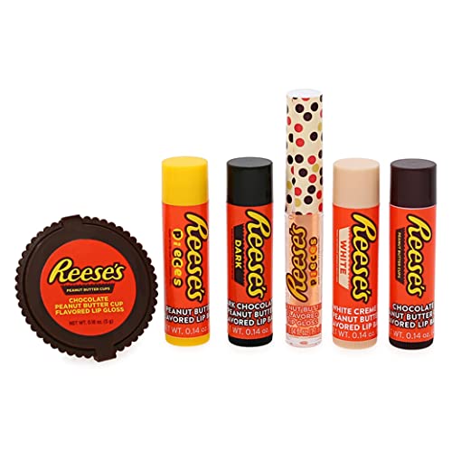 Комплект от 6 опаковки балсам и гланц за устни Reese's candy mix