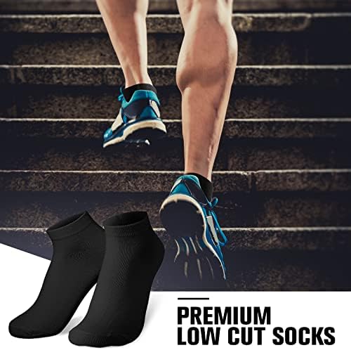 Geyoga 48 Чифта Чорапи Мъжки Тънки Чорапи с Ниско деколте на Щиколотке за Мъжете Ежедневни Спортни Чорапи Удобни Леки