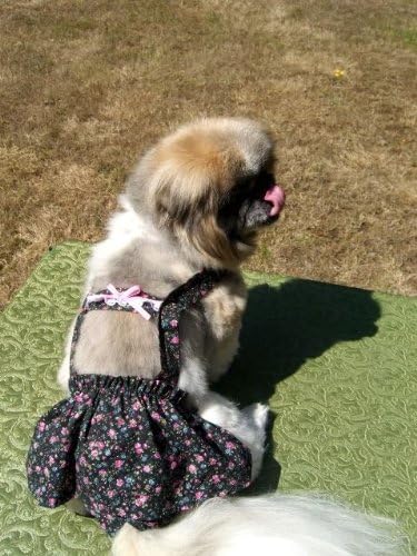 Къса пола Joybies в цветенце за Малки кученца с Размер на 13-15 см от яката до основата на опашката