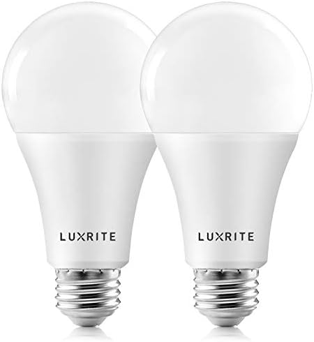 Led лампи LUXRITE А21 мощност 150 W, 2550 Лумена, мек бял цвят 3000 До стандартната led лампа 22 W, с регулируема яркост,