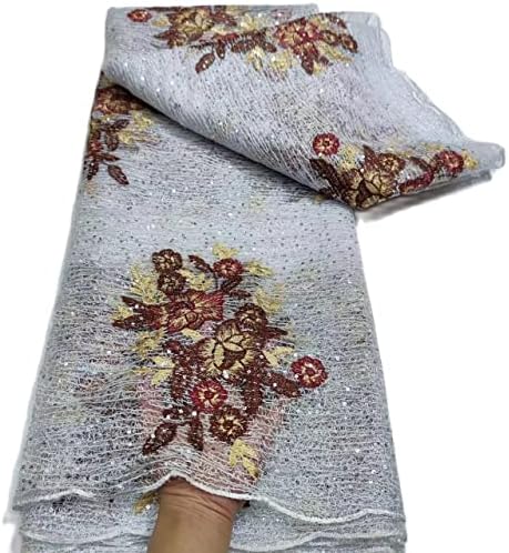 Френска Традиция на Дизайна на Сватбената рокля на Булката Най-новото Швейцарско Вуалевое Дантела Африкански Блясък на