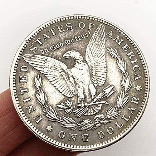 1921 Блуждающая Монета Череп и Кости Пират Медни Стара Сребърна Възпоменателна Монета за Домашен интериор на Офис