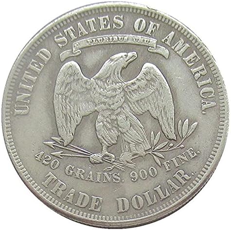 Реплика Възпоменателни монети Монета 1885 сребърно покритие Възпоменателна Монета Любителски Колекция Декорация на Дома