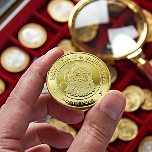 Коледна Монета на дядо коледа Xiaoling, Златна Коледа Възпоменателна Монета, са подбрани Метална Монета за Подарък за