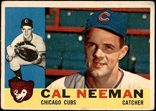 1960 Topps 337 Кал Ниман Чикаго Къбс (Бейзболна картичка) ЛОШ Къбс