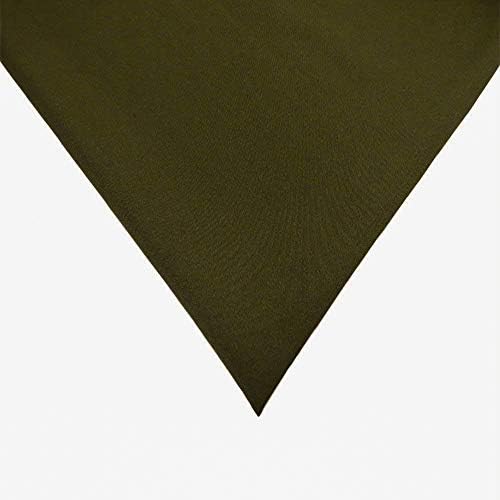 Текстурирани полиестерна поплиновая плат с ширина 58 см, в присъствието на повече от 100 ярда - Текстурирани полиестер - 100 ярда - Армейски зелен