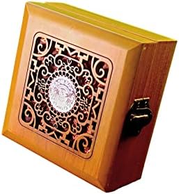 EATHNDY Декоративна Подарък Кутия За Съхранение на Премиум Клас, в Луксозна Дървена Кутия за Гривни, Ковчег за Украса