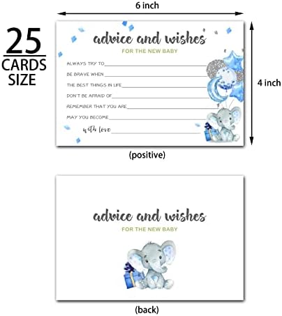 Пощенски картички със съвети и пожелания Blue Elephant за Новородено, Картички със съвети за грижа за бебето, е Идеалното