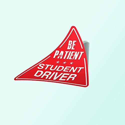 Стикер за водача-Студент StickersEye, Знаци за Безопасност за Начинаещи Шофьори, Красиви Стикери, Стикери за Автомобили,