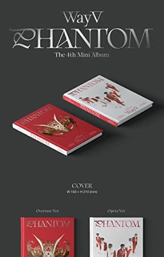WayV PHANTOM 4-та версия на мини-албум Overture CD + 112 p Книга + 1 p картичка + 1 ea Прозрачна масккарточка + 1 ea