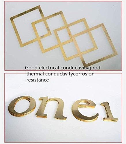 Месинг лист NIANXINN Percision Metals Суровини Чист Меден лист (Размер: 1.2x100x200 мм)