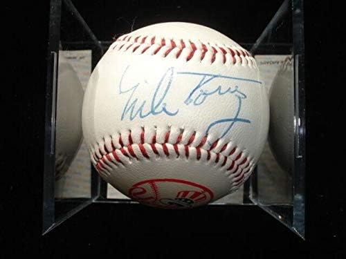 Неформален бейзболен PSA с автограф на Майк Торес / DNA - Бейзболни топки с автографи