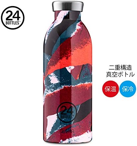 24 бутилки 24B1169 Клима Бутилка от 500 мл Flame Flower, Синтетична, Боядисана