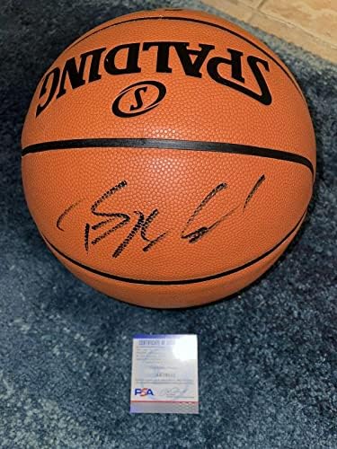 Бам Адебайо Подписано Копие на Баскетболния медалите на НБА Маями Хийт Gold Medal PSA / Баскетболни Топки С ДНК-Автограф