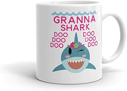 Керамични Кафеена чаша/чаша Shark Granna (11 грама) — Ден на Майката за рожден Ден, Коледа и За мама, Мама, баба