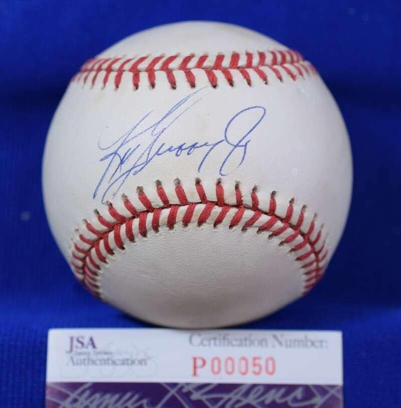 Кен Гриффи-младши, главен изпълнителен директор на JSA, Подписано Автограф на Американската лига OAL серии 1 - Бейзболни топки с автографи
