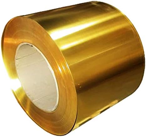 YUESFZ Тонколистовая Метална Плоча 0,5 мм х 200 мм х 0,5 м от Месинг Меден лист за обработка на метали Латунная Плоча
