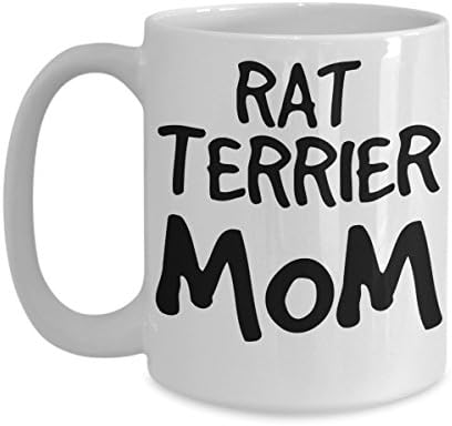 Чаша За майката с Крысиным Терьером - Бяла Керамична Чаша За чай и кафе на 11 грама - идеален За пътуване И подаръци