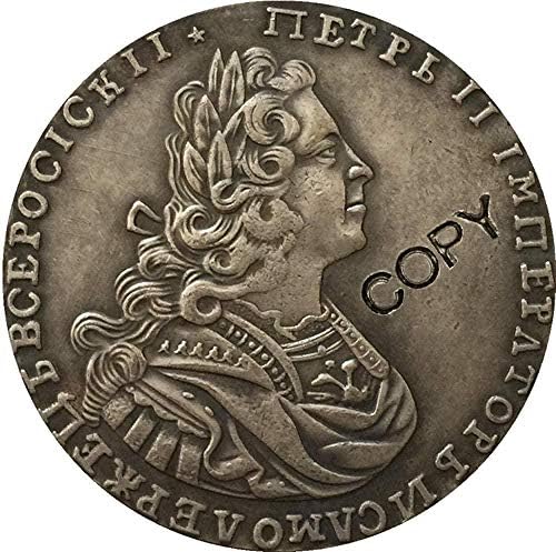Вызовная Монета 1728 Петър II Монети Русия Копие на Копие на Подарък за Него Колекция от монети