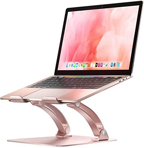 Поставка за лаптоп Nulaxy, Ергономичен държач за лаптоп с регулируем ъгъл на наклона на височина, Съвместима с всички