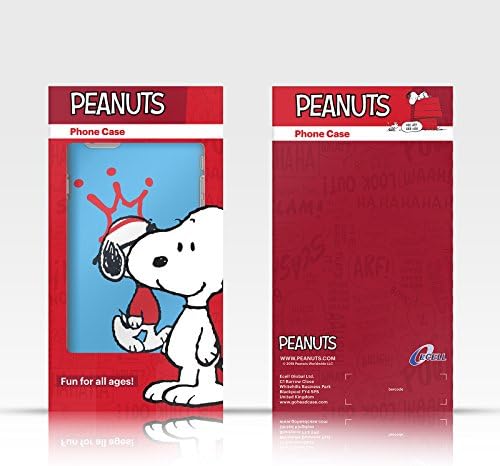 Дизайн на своята практика за главата Официално Лицензиран Peanuts Снупи & Charlie Halfs and Laughs Кожен Калъф-книжка-джобен