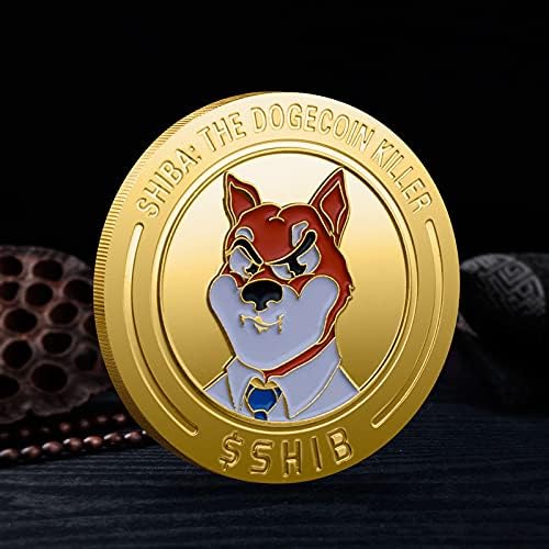 Монета NA Shiba Inu Dogecoin, Монети, жетони Shiba Shib, Физически Монети Akita Shiba Inu, Комплект от 2