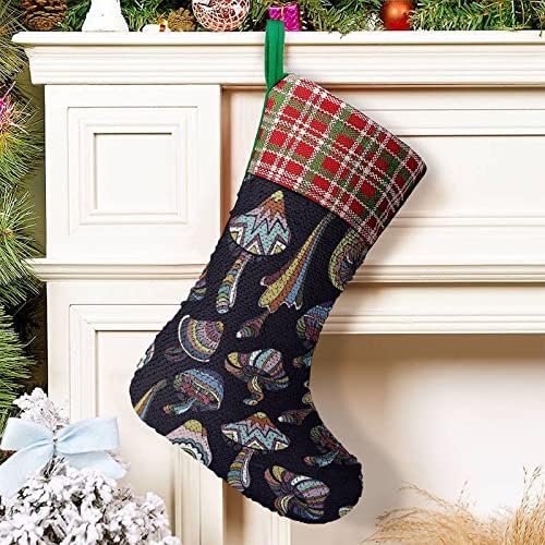 Кошмарен Цветни Гъби, Коледни Празници Чорапи С Пайети, Обратим, което променя Цвета си, Магически Състав за Коледната